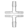 Dubbel-Slang-adapter i glas med inbyggt Glasnät för Arizer XQ2 och Extreme Q, 2-pack