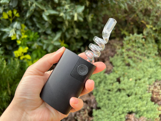 Spiralformat kylande glasmunstycke för POTV LOBO och POTV ONE - tillbehör för Planet of the Vapes, 2-pack