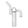 Vatten-bubbler för XMAX V3 Pro och XMAX V4 Pro, 130 mm